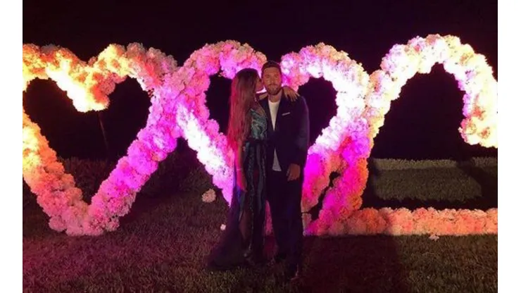 Foto de Lionel Messi y Antonella Roccuzzo.