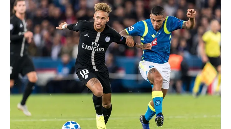 Nápoli vs PSG (Foto: Getty)