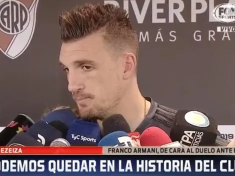 Armani le respondió a Boca por la prohibición a River para decorar el vestuario