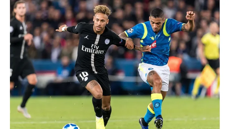 Nápoli vs PSG (Foto: Getty)