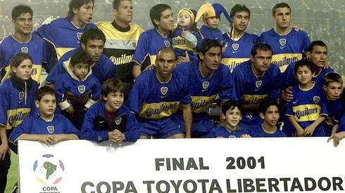 Boca en la Copa Libertadores 2001.