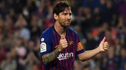 Lionel Messi, el as de espadas de Barcelona.