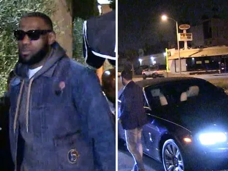 LeBron James se va de fiesta tras la derrota de los Lakers