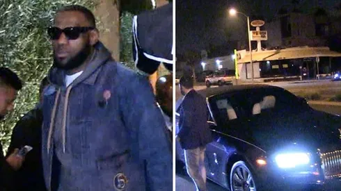 LeBron James se va de fiesta tras la derrota de los Lakers