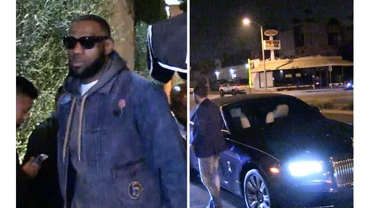 LeBron James se va de fiesta tras la derrota de los Lakers