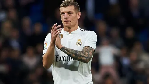 Kroos, aplaudido en el partido ante Valladolid.