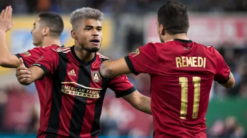 Josef Martinez celebrando el gol de su equipo