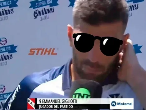 Insólito: a Gigliotti le preguntaron por la final de la Libertadores y se olvidó de su pasado