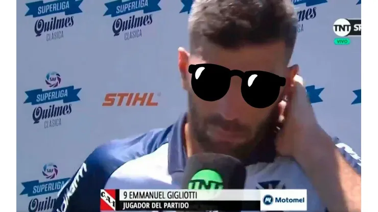 Insólito: a Gigliotti le preguntaron por la final de la Libertadores y se olvidó de su pasado