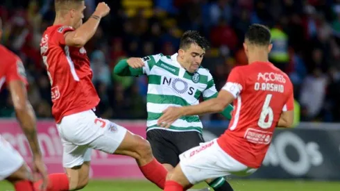 Marcos Acuña, figura de Sporting de Lisboa.