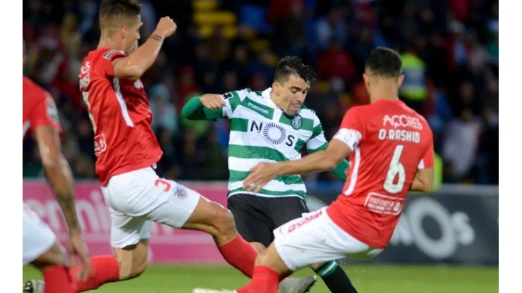 Marcos Acuña, figura de Sporting de Lisboa.