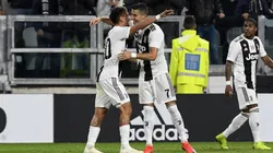 Foto de Dybala junto a Cristiano Ronaldo.
