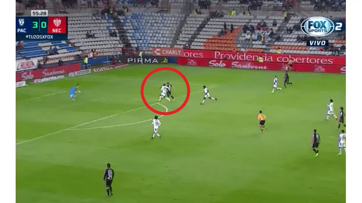 Riaño descontó para el Necaxa.