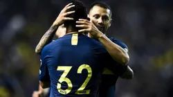 Carlos Tevez, la gran figura del partido.