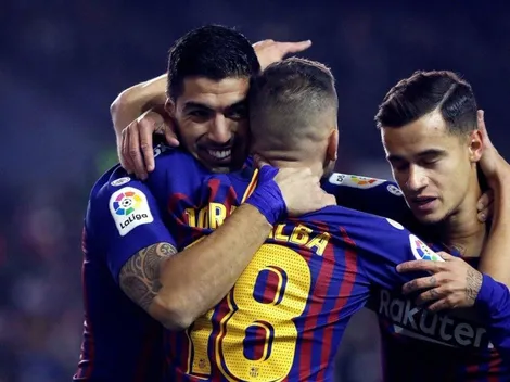 Sin saber cómo y gracias a Dembélé y Suárez, Barcelona remontó a los 90' y ganó