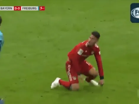 James Rodríguez se calentó y fue a buscar a un rival que le pegó una patada