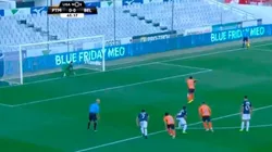 Gol de penal de Jackson.