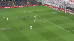 Jordi Alba desbordó y esperó una eternidad para darle el gol a Suárez