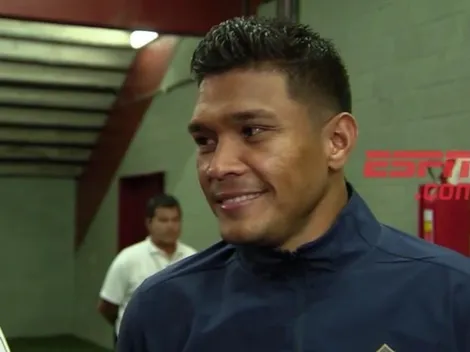 A Teo Gutiérrez le preguntaron por la final y se le hizo una sonrisa de oreja a oreja