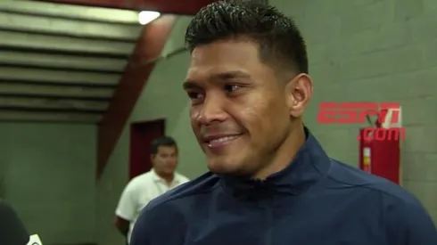 A Teo Gutiérrez le preguntaron por la final y se le hizo una sonrisa de oreja a oreja