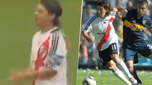 Gallardo pelea la pelota con Jesús Méndez.