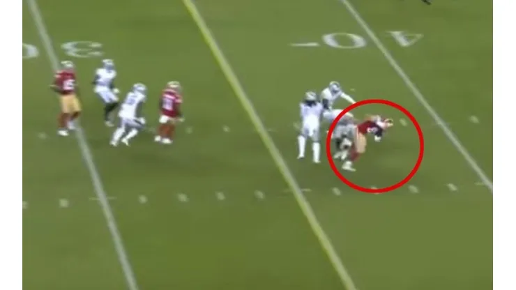 La atrapada espectacular de Kittle en la victoria de los San Francisco 49ers