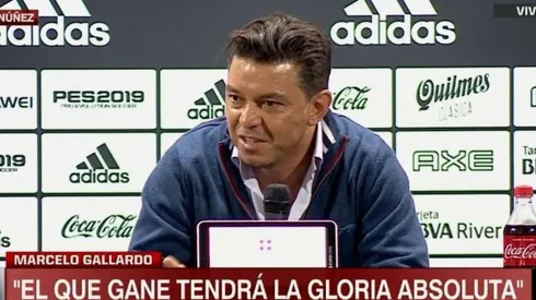 Foto de Marcelo Gallardo, entrenador de River.
