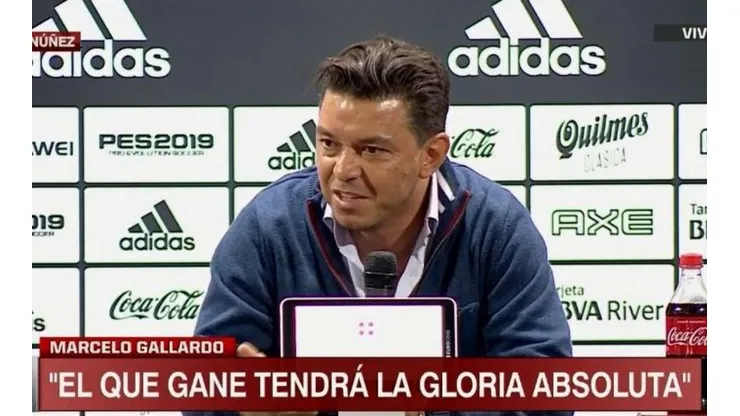 Foto de Marcelo Gallardo, entrenador de River.