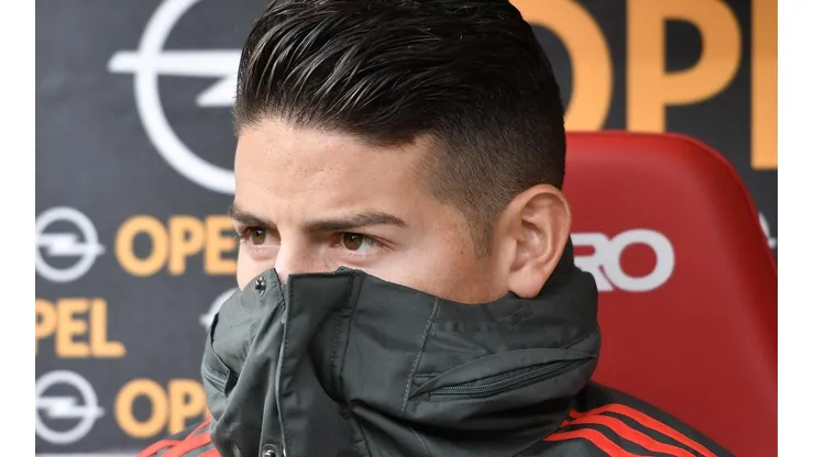 Foto de James Rodríguez, jugador de Bayern Munich.
