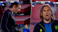 Beccacece, sacado contra el árbitro.