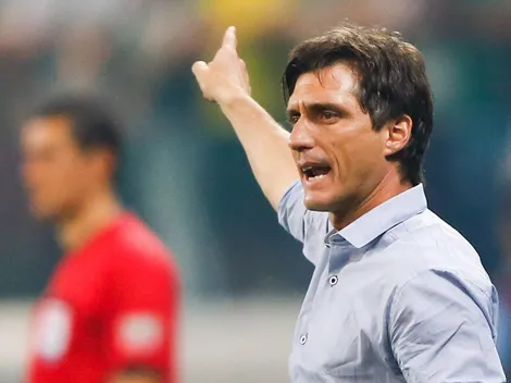 Gustavo empezó a calentar la final y le tiró un palo a Gallardo