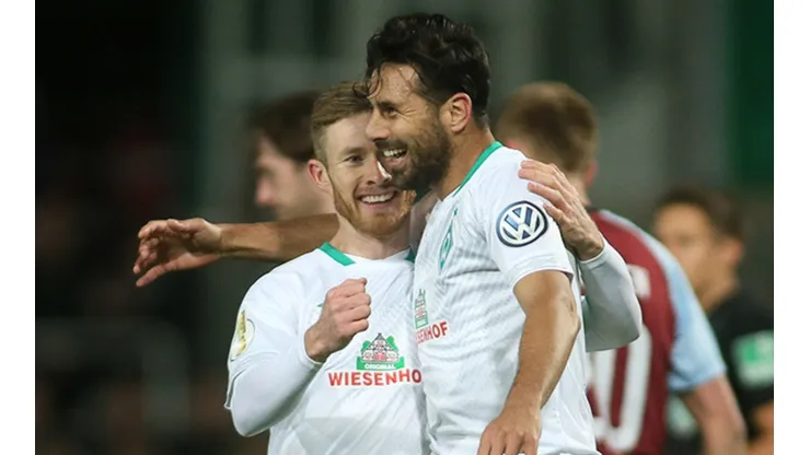 El Bombardero ya lleva dos goles desde que regresó a Werder Bremen.