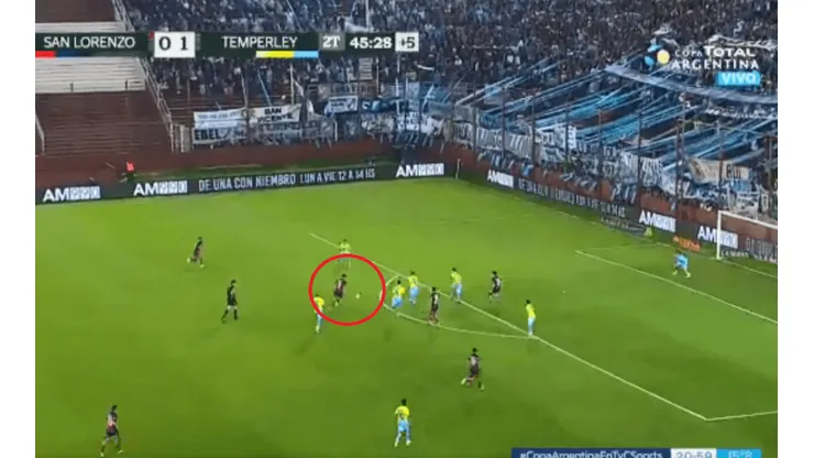 Nadie entiende cómo: Blandi lo empató para San Lorenzo a los 90'