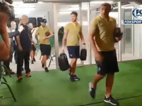 Llegó caliente: Pablo Pérez ya se enojó antes que empiece el partido