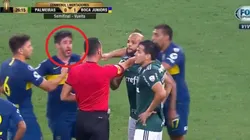 Duelo de gigantes: Felipe Melo hizo sangrar a Pablo Pérez