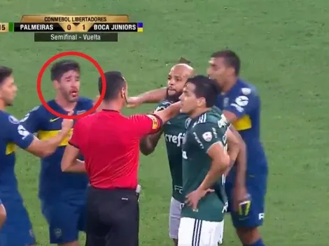 Duelo de gigantes: Felipe Melo hizo sangrar a Pablo Pérez