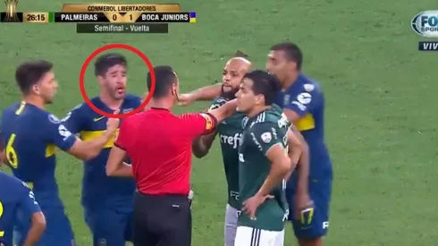 Duelo de gigantes: Felipe Melo hizo sangrar a Pablo Pérez