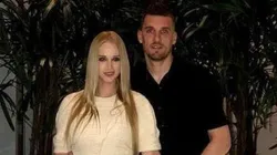 Una hincha más: el posteo de Daniela Rendón, la mujer de Armani, en Instagram