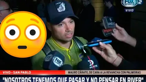 Zárate insinuó, prácticamente, que es lo mismo si Guillermo está o no en el banco de Boca