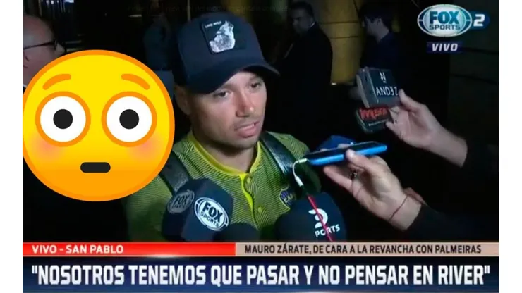 Zárate insinuó, prácticamente, que es lo mismo si Guillermo está o no en el banco de Boca