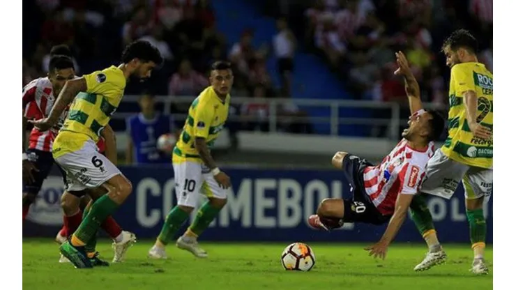Defensa y Justicia vs Atlético Junior por la Copa Sudamericana.