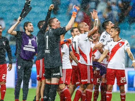 La canción de River que explotó en Brasil e hizo reír a los jugadores