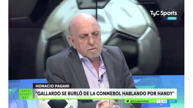Pagani se puso en modo Boca y pidió sacar a River de la final de la Copa Libertadores