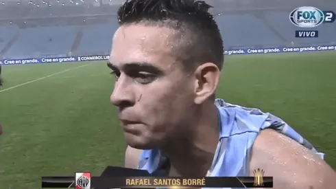 Como loco: la primera frase de Borré después de la clasificación de River
