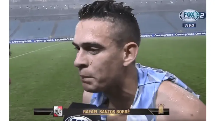 Como loco: la primera frase de Borré después de la clasificación de River