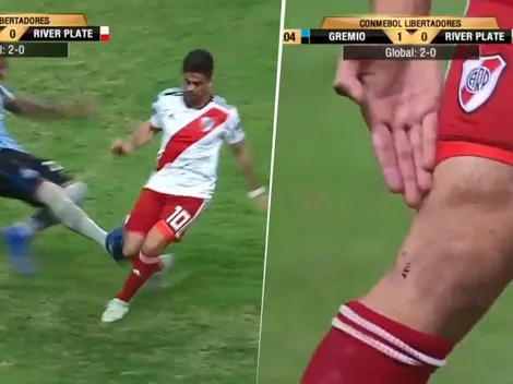 Era para roja: Miranda despejó y le dejó los tapones marcados al Pity Martínez