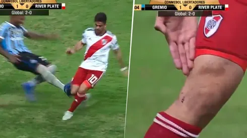 Era para roja: Miranda despejó y le dejó los tapones marcados al Pity Martínez