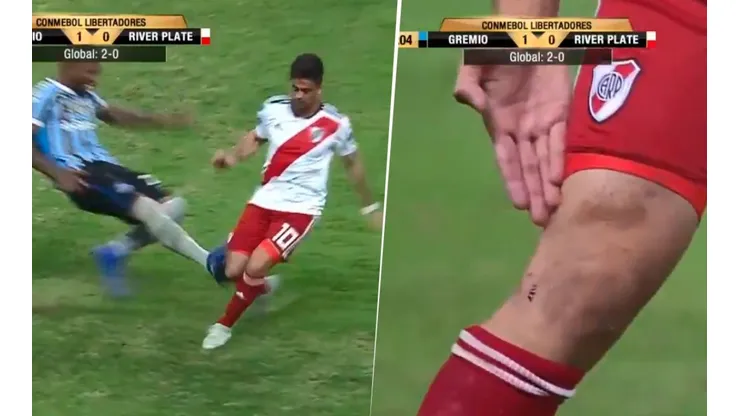 Era para roja: Miranda despejó y le dejó los tapones marcados al Pity Martínez