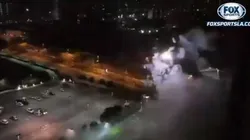 Un verdadero infierno: el video que muestra como fue la noche de Boca en Brasil