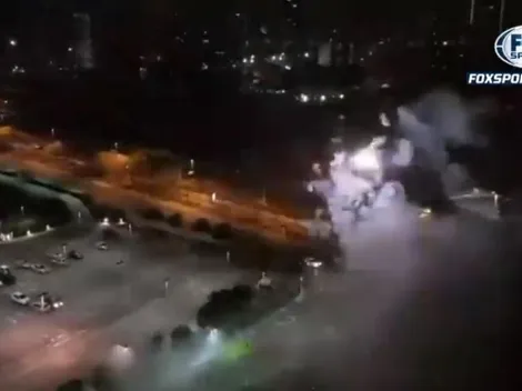 Un verdadero infierno: el video que muestra como fue la noche de Boca en Brasil
